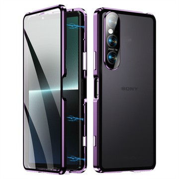 雙面玻璃 萬磁王 索尼 Xperia 1VII 10VI 5V 1V 5IV 5III 手機殼 磁吸 金屬 保護殼 防摔