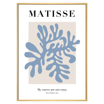 Boluo 菠蘿選畫所 剪紙藝術 海藻 III 掛畫 40 x 30cm 居家裝飾藝術  木色