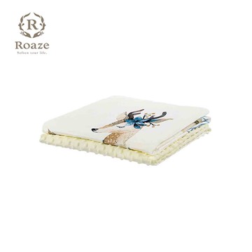 【Roaze 柔仕】 舒眠豆毯 (薄款)  - 優雅花鹿