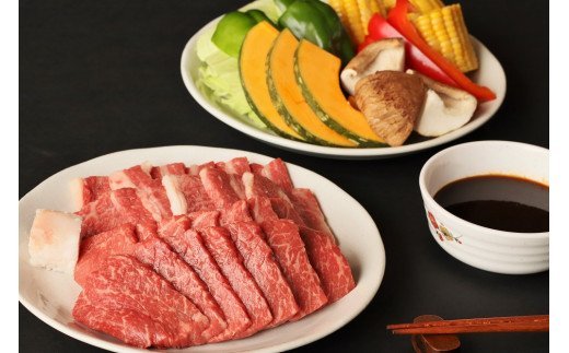 黒田庄和牛BBQセット 肉500g 7色野菜　(35-4)