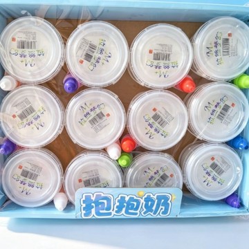 ⭐桃園出貨🔥新款網紅珠光起泡膠拉絲無毒兒童水晶泥史萊姆手工解壓玩具批發  假水 DIY手工 史萊姆