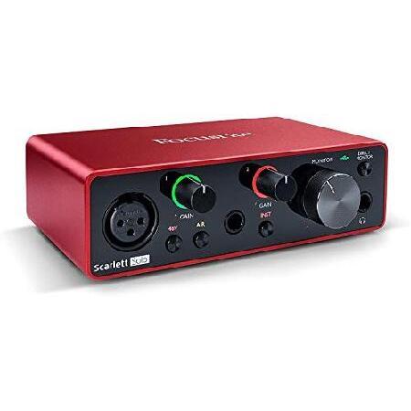 Focusrite Scarlett Solo 2x2 USB Audio Interface Full Studio Bundle with Creative Music Production Software Kit（並行輸入品）