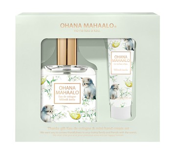 OHANA MAHAALO 小貓茉莉 十分感謝親子禮盒~優惠價:750元｜岡山戀香水