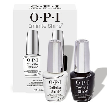 【OPI】如膠似漆持久閃耀完美套組_類光繚 Base Coat + Top Coat（15mLx2）