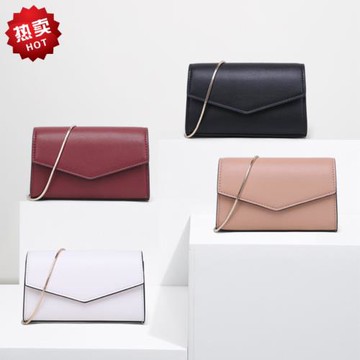 ins蛇骨鏈條小方包高級感小包包迷你斜挎包百搭潮流信封單肩包女