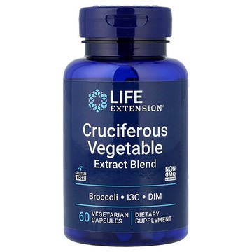Life Extension, 三效十字花科蔬菜提取物，60 粒素食膠囊