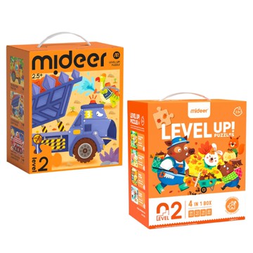 MIDEER 進階式拼圖 LEVEL2(2款可選)