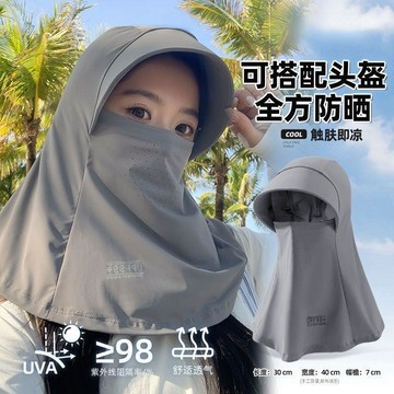 全罩式防曬頭套 防曬頭套 冰絲頭套 騎行頭套 機車頭套 防曬面罩 護頸頭套 抗UV 涼感頭套 透氣頭套 機車面罩71