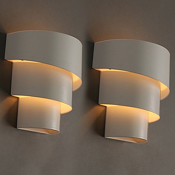 【威森家居】北歐 雪白螺旋壁燈 現貨實木鐵藝工業風現代簡約復古吸頂燈吊燈檯燈大廳客廳臥室燈具LED設計師 L171205