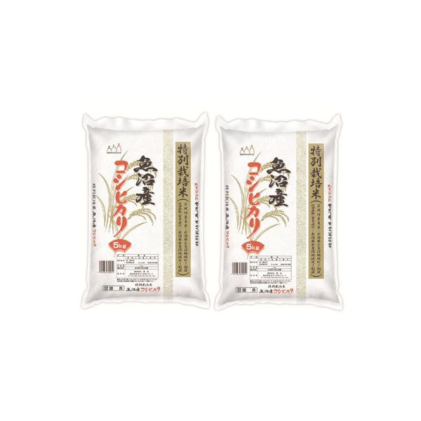 特別栽培米 魚沼産コシヒカリ 5kg×2 二重包装可