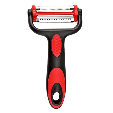 AHOYE 3合1旋轉蔬果削皮刀  黑色  1個