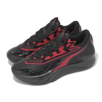 Puma 籃球鞋 Scoot Zeros II SCRRRAT 男鞋 黑 紅 NBA 2K 氮氣中底 31135001