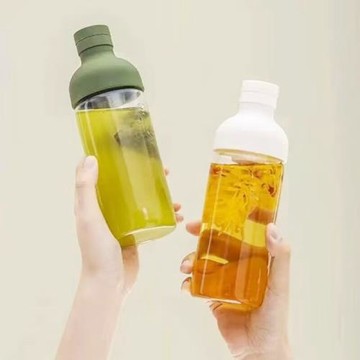 網紅果茶壺冷泡瓶冷萃壺過濾玻璃隨身杯咖啡涼冷萃杯具高顏值便攜