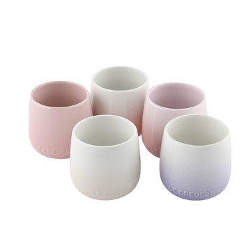 LE CREUSET 花蕾系列 馬克杯組 250ml 5入 水杯 茶杯