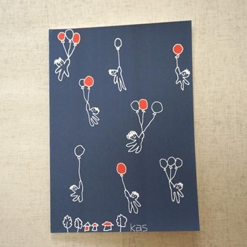 原創設計筆記本 氣球1