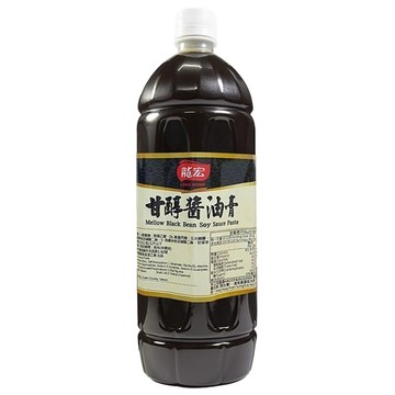 龍宏 甘醇黑豆醬油膏  1.05L  1瓶