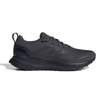 Adidas Runfalcon 5 Tr 男鞋 黑色 全黑 防潑水 緩震 運動 慢跑鞋 JQ6956