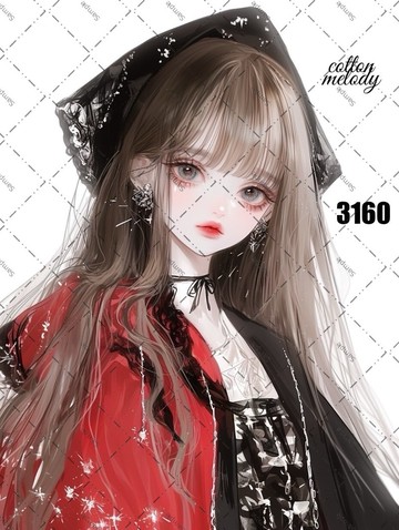 original sticker no.3160 人物貼紙 原創貼紙 原創人物貼紙 裝飾貼紙 cotton melody