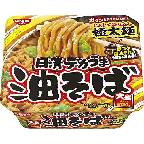 日清食品 日清デカうま 油そば 157g×12個