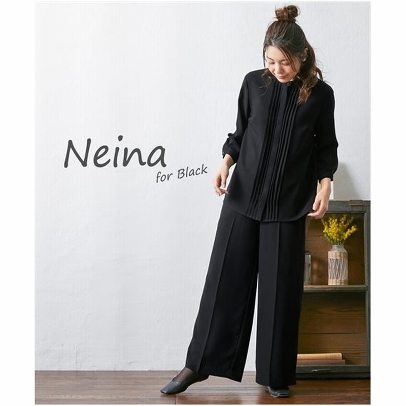 喪服 ブラックフォーマル 礼服 レディース パンツスーツ セットアップ 夏用 日本製 洗える 防しわ ワイドパンツ S 8l 大きいサイズ ニッセン B0 冠婚葬祭 通販 Lineポイント最大0 5 Get Lineショッピング