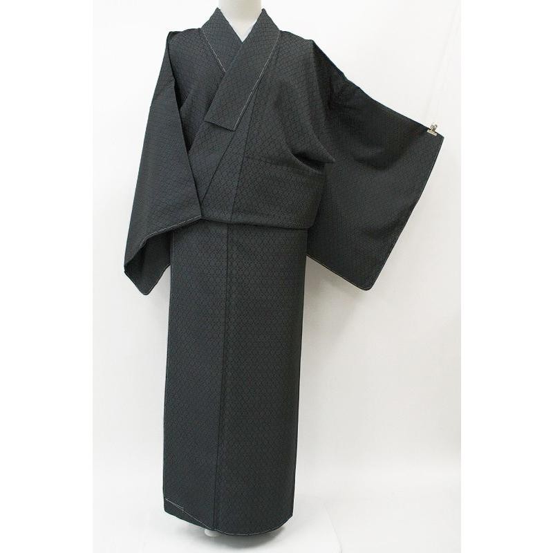 状態良し お仕立て上がり 野蚕糸 ゴールデンムガ 袷 紬 着物