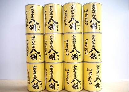 和歌山県産八朔缶詰（身割れ）425ｇ×12缶セット