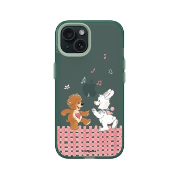 iPhone 15 Clear 憂墨綠 - Suzy's Zoo - Boof和Lulla的歡樂時光