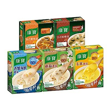 康寶 獨享杯奶油/中式風味(3入/盒)(多款任選)