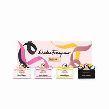 【Salvatore Ferragamo】經典女伶迷你香水禮盒 5mlx4