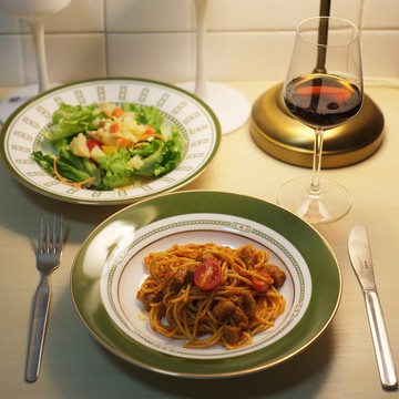 美第奇系列 骨瓷深盤 四件套