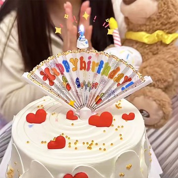 🐕‍🦺 隔日到貨🐈‍⬛  Happ燙金字插件 生日蛋糕插旗 蛋糕道具擺飾 蛋糕雙層插牌 蛋糕插 蛋糕插件 蛋糕插旗 插件