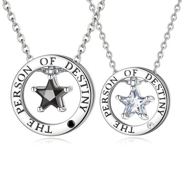 AchiCat．925純銀項鍊．甜蜜心願．星星．客製刻字．單個．CS8132