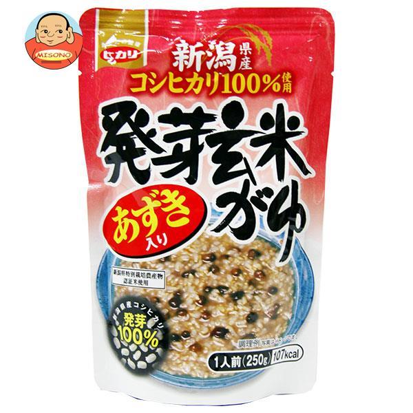 ヒカリ食品 あずき入り 発芽玄米がゆ 250gパウチ×24個入