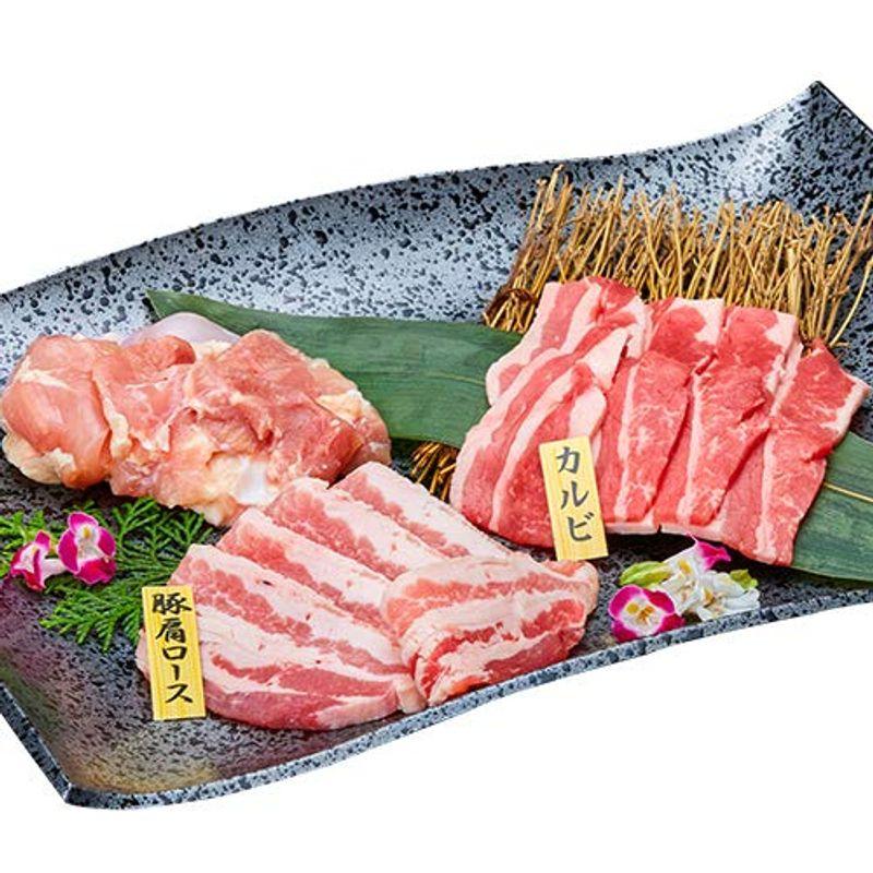 お中元 BBQセット の プレゼント グルメ 肉ギフト ギフト 人気 黒毛和牛 御祝 内祝い お歳暮 焼肉盛りセット 牛肉 豚肉 鶏肉 45