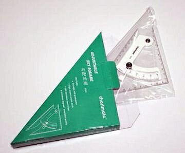 恰德美製圖用勾配定規AS -8G* 20cm (8″)【領券滿額再折千11/30止】