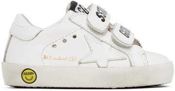 Golden Goose 白色 Old School 婴儿运动鞋
