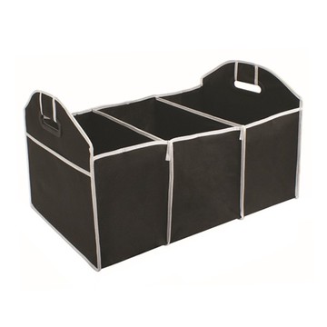 7043 車用無紡布折疊收納箱 後車箱工具置物籃 汽車內隔層雜物 可折疊收納箱 分類格儲物盒 無紡布 儲物箱