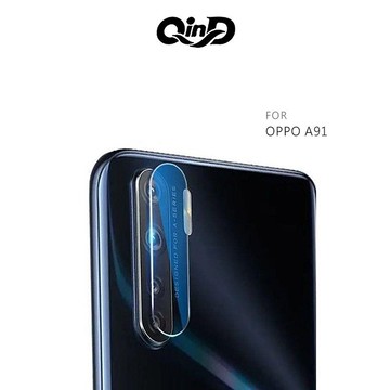 QinD OPPO A91 鏡頭玻璃貼(兩片裝)