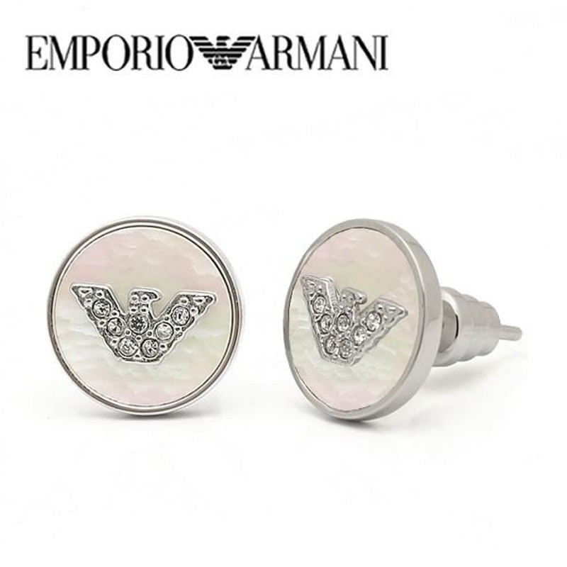 EMPORIO ARMANI エンポリオ アルマーニ メンズ レディース ピアス アクセサリーegs2355040 | LINEショッピング