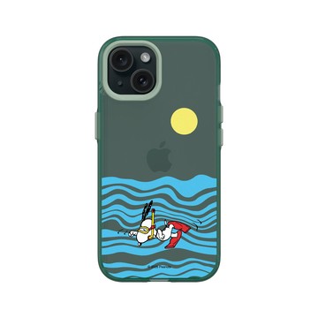 iPhone 15 Clear 憂墨綠 - 史努比 Snoopy - Dive Dog