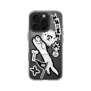 iPhone 16 Pro Clear Case（相機按鈕） 透明 - Abei - Mask Fam貼紙大集合