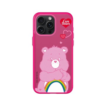 iPhone 15 Pro Max Clear 粉漾桃 - Care Bears - Cheer Bear