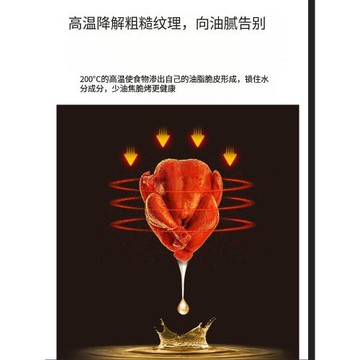 110V出口新款觸摸可視空氣炸鍋家用智能電烤箱多功能一體機大容量
