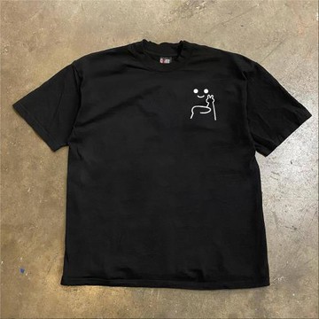 搞錢做慈善 260克重磅純棉！ins設計感情侶短袖T恤男女裝上衣漢服