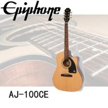 Epiphone AJ-100CE/電木吉他/公司貨保固/原木色