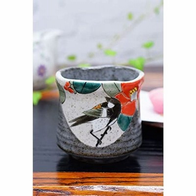 九谷焼 湯呑み 椿に四十雀 おしゃれ 湯呑み茶碗 還暦祝い プレゼント ギフト 通販 Lineポイント最大get Lineショッピング