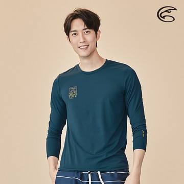 ADISI 男 抗UV防磨防曬長袖上衣(舒適版)AR2113072/壓光深青玉