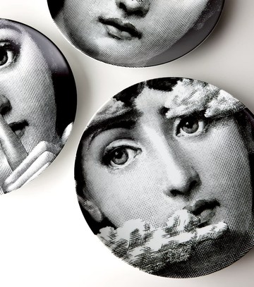 Fornasetti Tema e Variazioni N.139 porcelain wall plate
