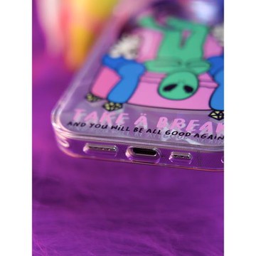 PaPaPa制造局   外星人陪你宅家金屬搞怪磁吸手機殼適用于iPhone17promax保護套蘋果16pro 15原創手機殼