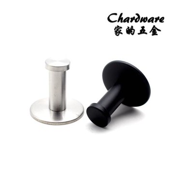 打孔 不鏽鋼圓柱鉤（拉絲.霧黑）(單鉤.工業風.白鐵.掛鉤.掛勾.衣帽掛鉤.浴室.廚房.衛浴.收納.衣鉤.置物)